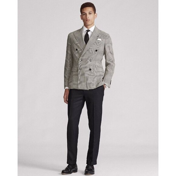 NWT Polo Ralph Lauren Men's Soft Glen Plaid Suit Jacket $898 - Size 42 - Picture 6 of 15